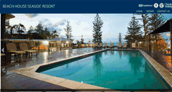 Desktop Screenshot of beachhouseseasideresort.com.au